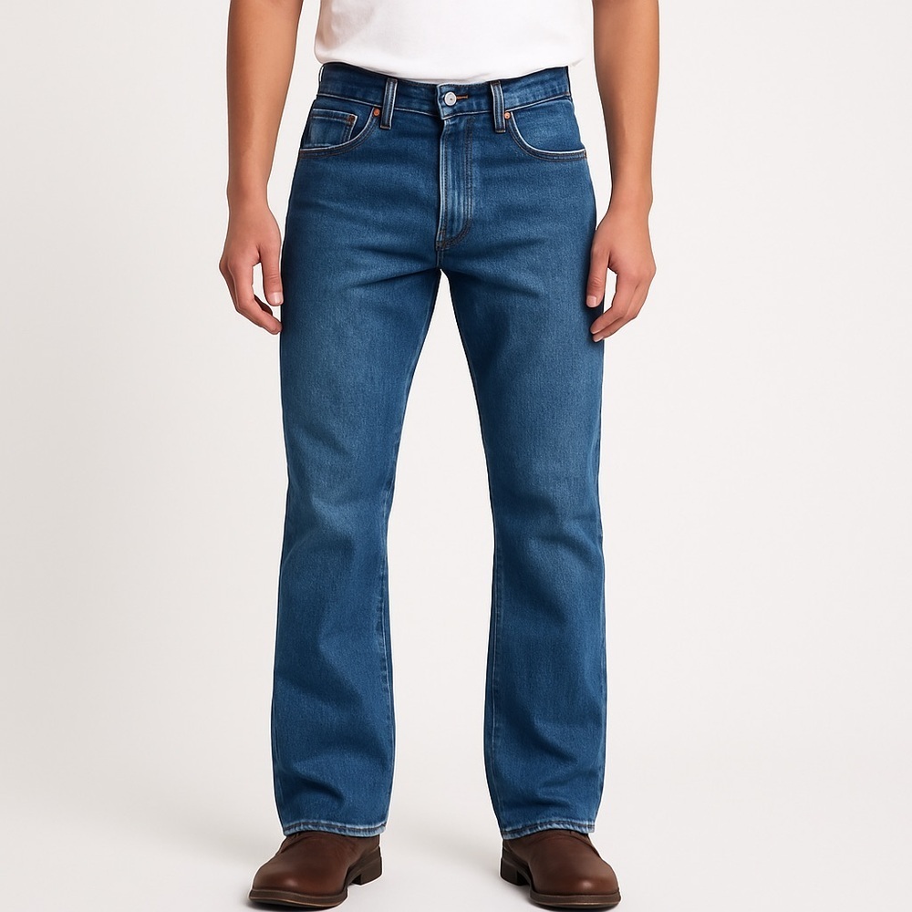 Levi’s bootcut denim jeans classic 100 percent cotton rigid fit W36 L32